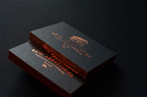 matte black business card template.